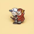 thumbnail image 3 of Fun Cartoon Metal Brooch Collection Fashion Anime Badge Children's Boutique Gift Lapel Jewelry Pin, 3 of 5