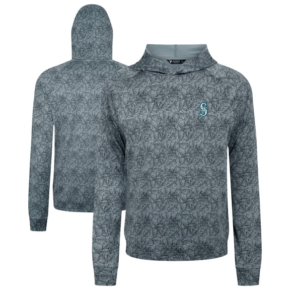 Men's Levelwear  Gray Seattle Mariners Albatross Raglan Hoodie