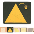 thumbnail image 1 of 【New Arrivals】Puzzle Solving The Wooden Block Puzzle Challenge Irregularly Shaped Wooden Block Puzzle Disappearing Design Triangulation Meter Brain Teaser Puzzle Game, Triangle Puzzle, E, 1 of 5