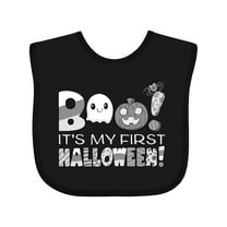 Inktastic Boo It's My First Halloween Boys or Girls Baby Bib