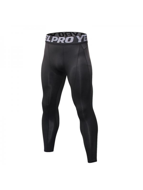 Men's Compression Pants Cool Dry Baselayer Tight fit Leggings Basketball Cycling 