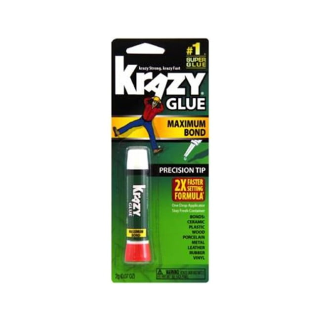 Elmers X-Acto KG48648 2G Krazy Glue Maximum Bond 2X Faster Setting