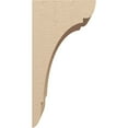 thumbnail image 3 of 12"W x 12"D x 24"H Wide Olympic Rough Cedar Woodgrain TimberThane Corbel, Primed Tan, 3 of 6
