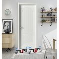 thumbnail image 7 of YMAM.LIGHT Door lnstallation Dolly Kit with Wheels -Interior Door Install Tools for Most Pre-Hung or Slab Doors, 800 Lb. Capacity, Plywood Dolly Protect Your Back (Black), 7 of 7