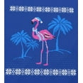 thumbnail image 4 of Old Glory Juniors Flamingo Winter Ugly Christmas Sweater Short Sleeve T Shirt, 4 of 6