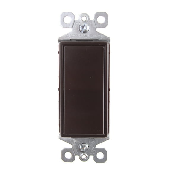 Pass & Seymour Legrand TM870 Decorator Switch, 1P, 15A, 120/277V Brown (10 Pack)