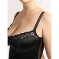 thumbnail image 3 of Joyspun Women's Satin Bustier with Lace, Sizes XS-XXXL, 3 of 4