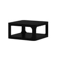 thumbnail image 3 of Plank+Beam Solid Wood Forma Coffee Table, Center Table for Living Room with Storage, Black, 3 of 10