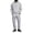 58# Light Gray, variant on Men's Sweatsuit 2 Piece Set Fleece Lined Hoodie and Jogger Sweatpants, Casual Athletic Pullover Tracksuit with Pockets for Fall Winter Blue S