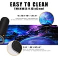 thumbnail image 4 of XL Gaming Mouse Pad Desk Pad Galaxy Print Extended Big Mouse Pad Large,31.5x11.8in Long Computer Keyboard Mousepad Mouse Mat with 3mm Non-Slip Base and Stitched Edge for Home Office Work, 4 of 6