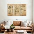 thumbnail image 2 of Elephant Stock Firefighter Equipment Patent Wall Art - Horizontal Multi Panel Canvas - Living Room Wall Decor - Patent Multi Panel - Black And Beige Decor - 57" x 36", 2 of 4