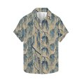 thumbnail image 5 of GERsome Men's Short Sleeve Hawaiian Shirts Summer Button Down Floral Shirts Tropical Beach Vacation Tops S-5XL, 5 of 5