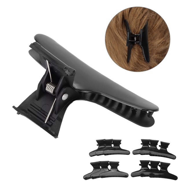 Hairdressing Tools, Hair Clamps Durable Compact Portable Special Shape Design Light Weight for Gift for Outdoor for Home