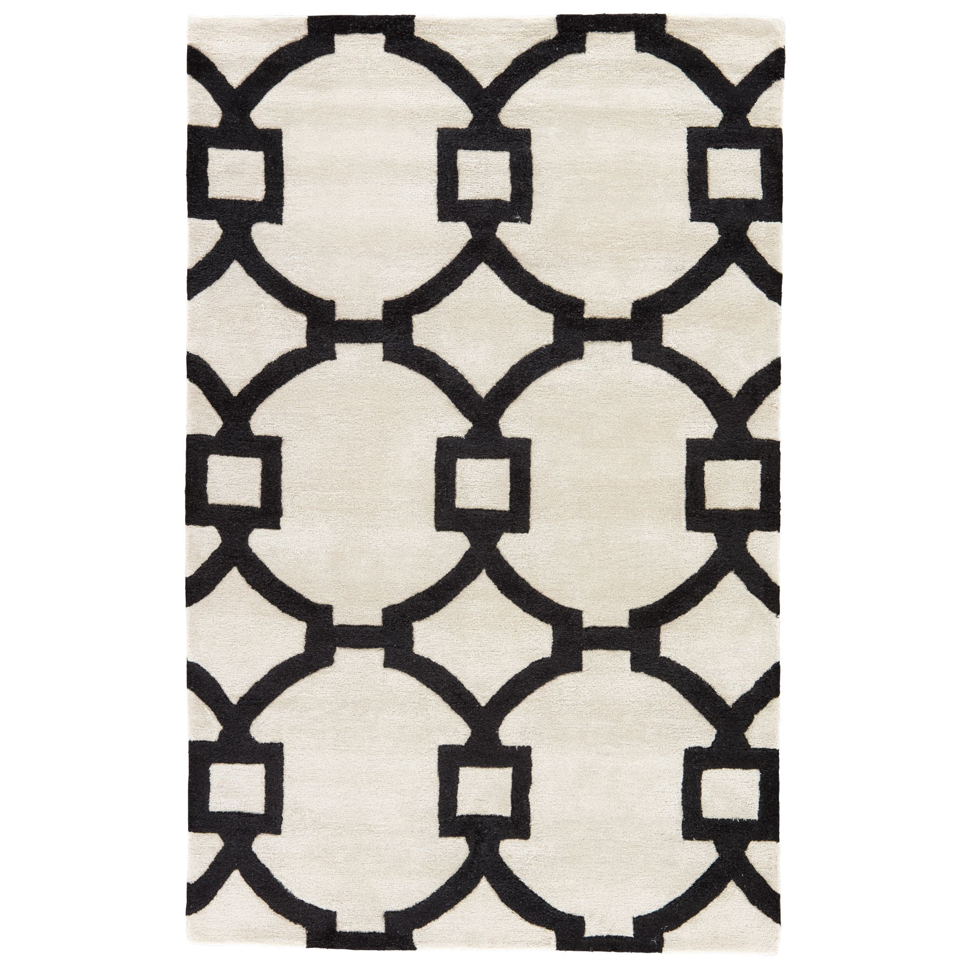 Black And White Wool Area Rugs Images