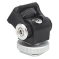 thumbnail image 1 of Camera Tripod Ball Head, Universal 1/4In Screw And 1/4In Screw Hole 360°Panoramic Ball Head Aluminium Alloy  For Fill Light For Monitor Microphone, 1 of 8