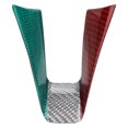 thumbnail image 1 of U Steering Wheel Frame, Easy Installation Carbon Fiber U Steering Wheel Trim Decorative  Replacement For  Giulia 2017-2019 For Car Modification, 1 of 8