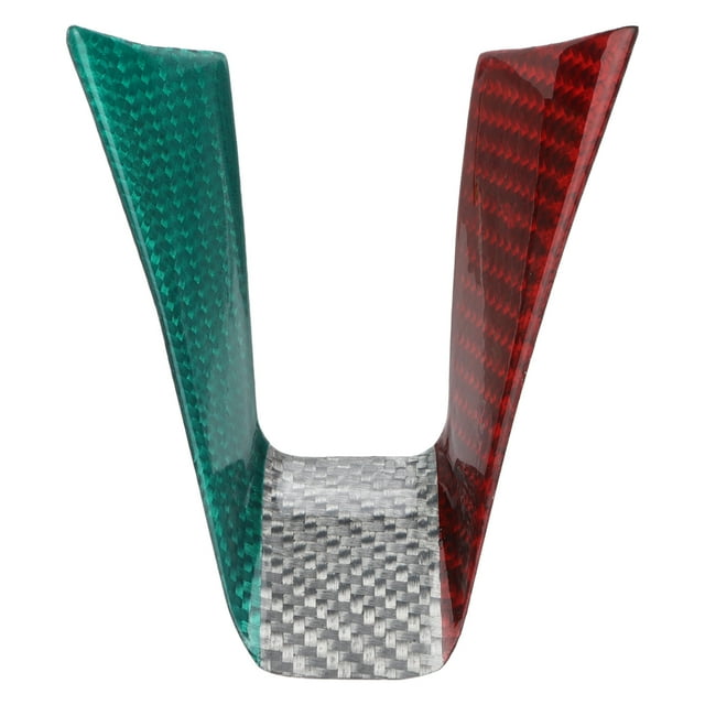 U Steering Wheel Frame, Easy Installation Carbon Fiber U Steering Wheel Trim Decorative Replacement For Giulia 2017-2019 For Car Modification