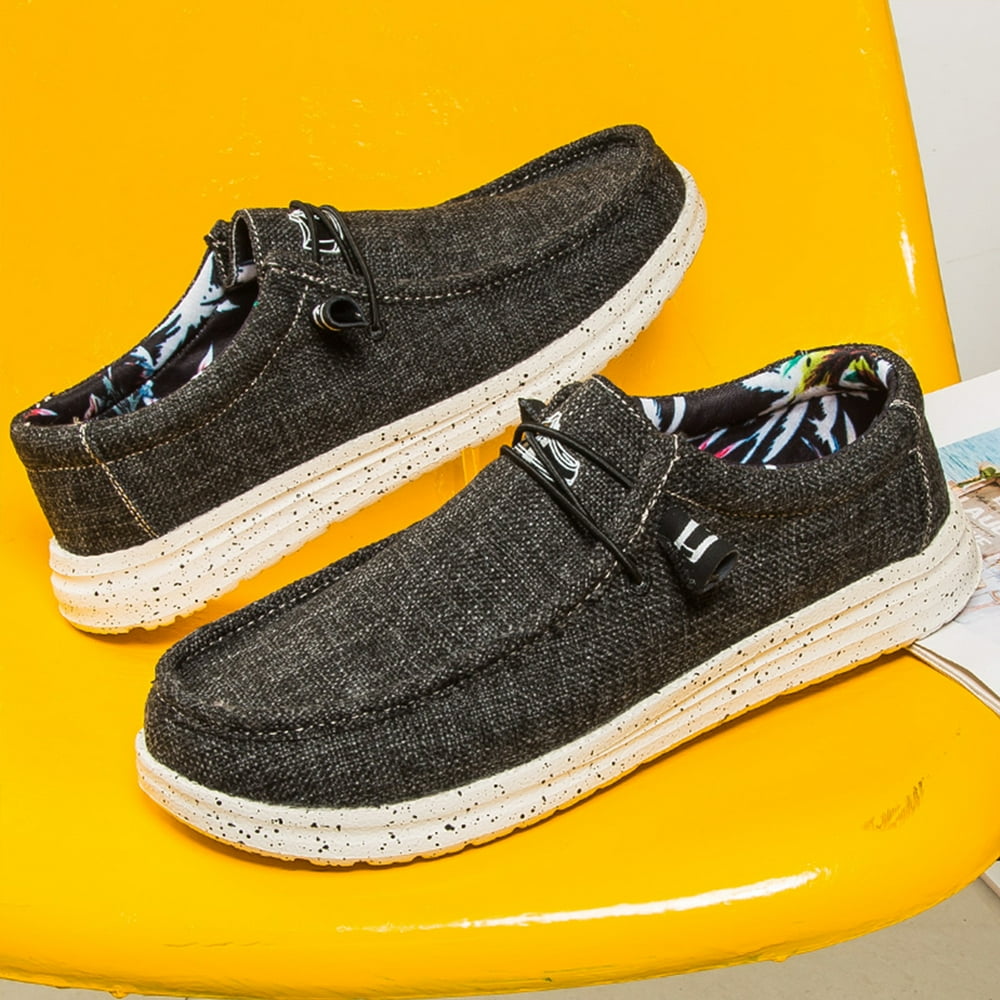 canvas mens deck shoes
