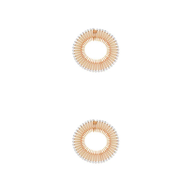 Jumpingount Full Circular Tooth Rhinestones Stretch Head Band Combs Holder Comb Headwear Party Flexible Hairband Girls Type11 NO11