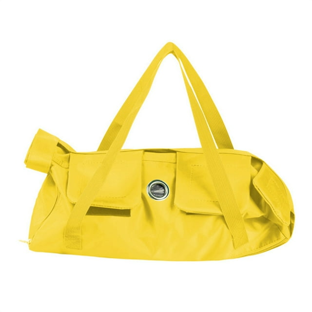 mmirethe Easy To Put On And Off Wide Applications Dog And Cat Restraint Bag Premium Nylon Yellow L