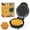 Black(bubble waffle), variant on Waffle Maker, 8'' 4-Slice, 1000W Powerful Fast Heating, Non-Stick Coating, Easy to Clean, Cool-Touch Handle, Indicator Lights, Perfect for Breakfast & Snacks