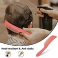 thumbnail image 4 of Curva peluquería peine plano peine peluquería peine el cabello de naranja Yuyangstore Peine de corte de pelo profesional, 4 of 6