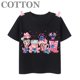 thumbnail image 3 of Camisetas de algodón para niños de moda de verano con múltiples estampados de manga corta y cuello redondo de Disney Stitch Anime, 3 of 5