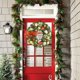 thumbnail image 1 of Christmas Wreath Christmas Decoration Wreath Door Hanging Scene Layout, 1 of 6