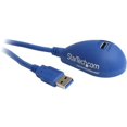 thumbnail image 1 of StarTech.com Câble d'Extension USB 3.0 SuperSpeed de Bureau 5 Pieds - A vers A M/F, 1 of 4