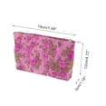 thumbnail image 2 of Unique Bargains 1 Pc Portable Lychee Flower Makeup Bag Polyester ["Lychee Flower Medium"], 2 of 5