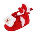 thumbnail image 1 of asdoklhq Baby Shoes,Newborn Infant Baby Girls Christmas Shoes Footwear Crib Warm Winter Bootie, 1 of 7