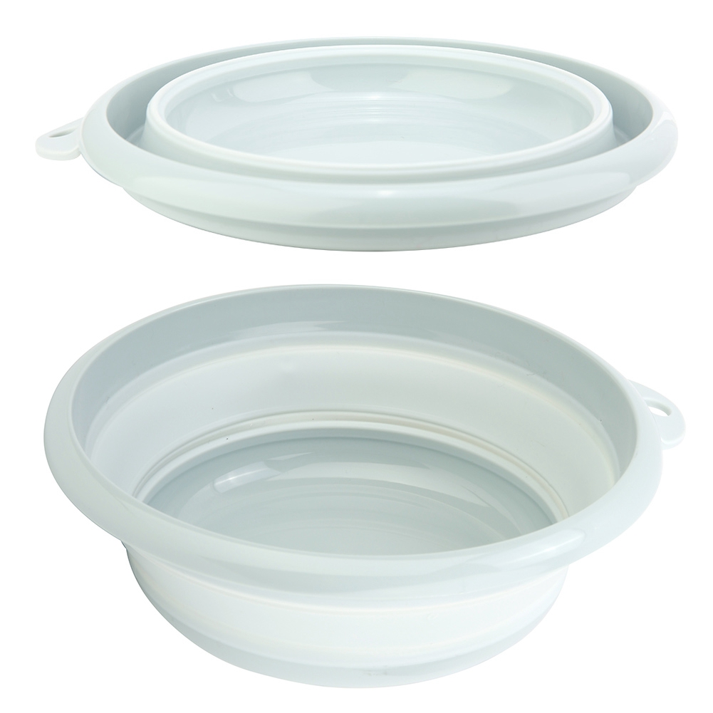 petit bleu Oumefar Bassin de lavage pliable en plastique durable pour la randonn/ée pour la cuisine