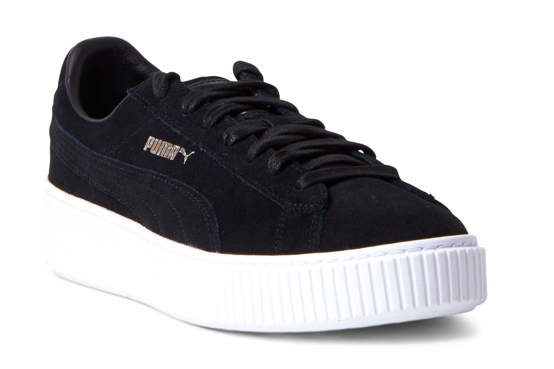 suede platform puma black