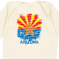 thumbnail image 4 of Inktastic Graffiti Arizona State Flag Boys or Girls Long Sleeve Baby Bodysuit, 4 of 5
