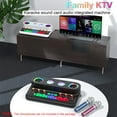 thumbnail image 2 of Riwcyla Sound Card & Audio Podcast Equipment Portable Karaoke Machine Multifunctional Rechargeable BT Sound Card Electric Sound Broadcast Equipment with DSP Noise Reduction Colorful Light Effect, 2 of 6