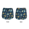 thumbnail image 3 of Rateoe Space Sleeping Panda Printed 2 in 1 Women's Workout Shorts for Athletic Gym Running Shorts with Phone Pockets-Medium, 3 of 7