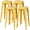 Yellow, variant on VINEEGO 30 Inches Metal Bar Stools for Counter Height Indoor Modern Stackable Industrial Stools Set of 4 (Yellow)