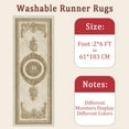 thumbnail image 6 of Hallway Runner Rug 2'x6' Washable Area Rugs Non Slip Laundry Rug Runner Floor Carpet Runners for Hallways Entryway Laundry Room Kitchen, 6 of 11