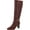 Bordo Leather, variant on Franco Sarto Womens Palermo Leather Block Heel Knee-High Boots
