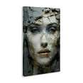 thumbnail image 4 of Stupell Industries Cracked Face Abstraction Novelty Painting Gallery Wrapped Canvas Art Print Wall Art, 24 x 36, 4 of 8