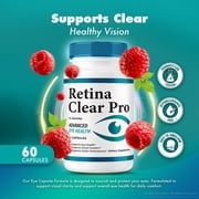 (2 Pack) Retina Clear Capsules – Daily Eye Care Formula with Original Blend to Support Visual Wellness, Eye Comfort & Healthy Vision | Just 2 Gentle, Easy-to-Swallow Pills (120 Capsules)