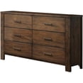 thumbnail image 3 of Home Square 4-Piece Set with King Bed 6 Drawer Dresser and 2 Nightstands, 3 of 6
