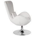 thumbnail image 3 of Egg Series Aqua Fabric Side Reception Chair, 3 of 9