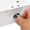 thumbnail image 5 of Dwellnix 15 Inch Under Desk Mounted Sliding Pull out Drawer Keys Office WhiteUSA, 5 of 7