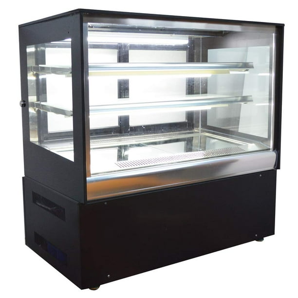 TECHTONGDA Countertop Display Refrigerators Cake Showcase Right Angle