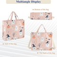 thumbnail image 6 of FORMRS Womens Corduroy Tote Bag Crossbody Shoulder Handbag with Pocket, Cute Cartoon Halloween, 6 of 7