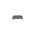 thumbnail image 6 of LeisureMod Geometric 3-Seater Sofa Upholstered Couch Modern Armchair with Stainless-Steel Base for Living Room, Lounges Lincoln Series in Light Grey, 6 of 9