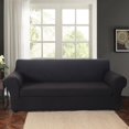 thumbnail image 4 of Funda de sofá elástica, funda de sofá elástica, antideslizante, funda de sillón, protección de muebles, funda de sofá + de cojín de asiento Negro BLESIY Funda elástica Sofá Sofá, 4 of 6