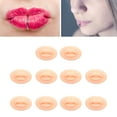 thumbnail image 4 of Practice Lips, Easy To Color 10PCS Open Mouth Multifunctional Silicone Lip Model  For Lip Nail Puncture Exercise Light Skin Colour,Dark Skin Colour,Black Skin Colour,Semi, 4 of 8