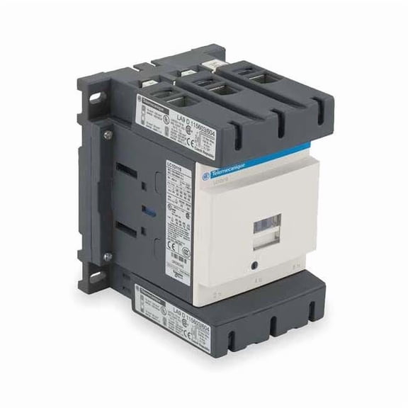 IEC Magnetic Contactor, 1NC/1NO, 24V DC, 3 P, Non-Reversing, Screw Clamp LC1D115BD